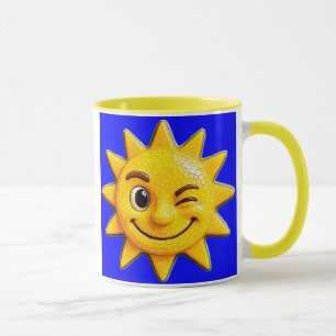 Mug Soleil avec clin d'oeil