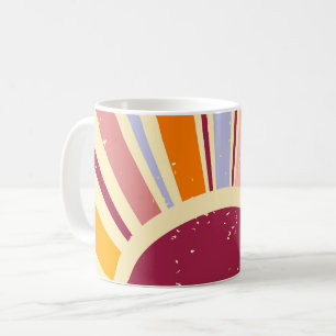 Mug Soleil boho rétro