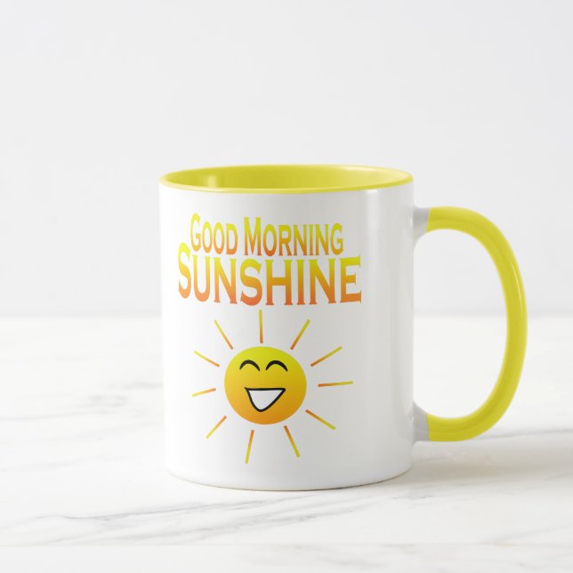 Mug Soleil bonjour ! (Droite)