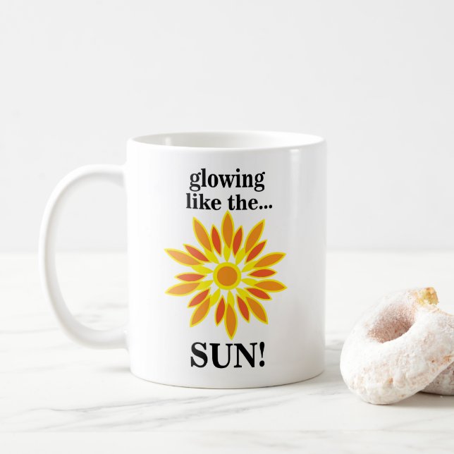 Mug Soleil brillant comme le soleil  (Avec donut)