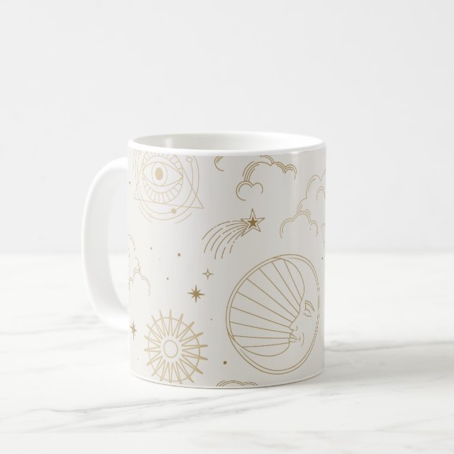 Mug Soleil céleste et Lune mystique (Devant gauche)
