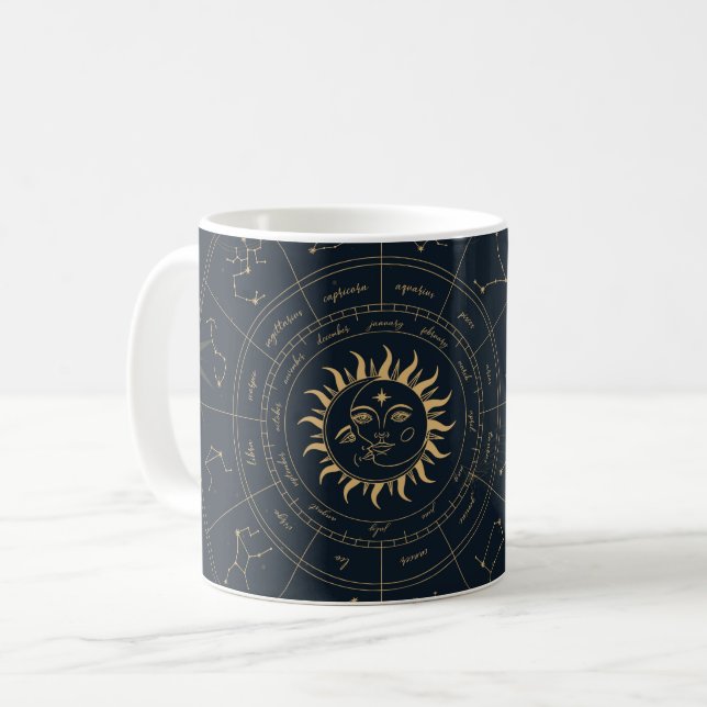Mug Soleil céleste et Lune mystique (Devant gauche)