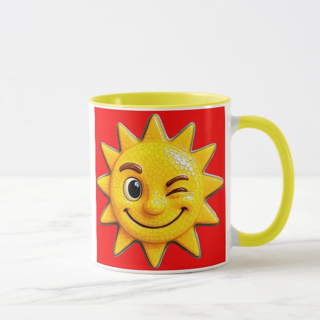 Mug Soleil cool clin d'oeil (Droite)