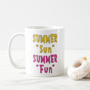 Mug Soleil d'été, plaisir d'été