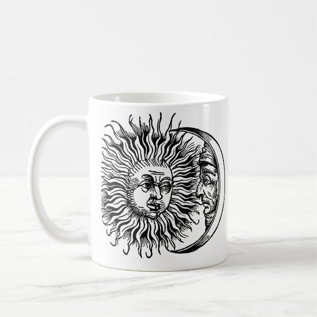 Mug Soleil et lune médiévaux (Gauche)