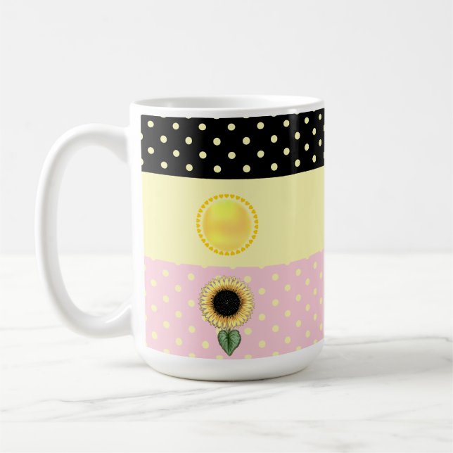 Mug Soleil et points (Gauche)