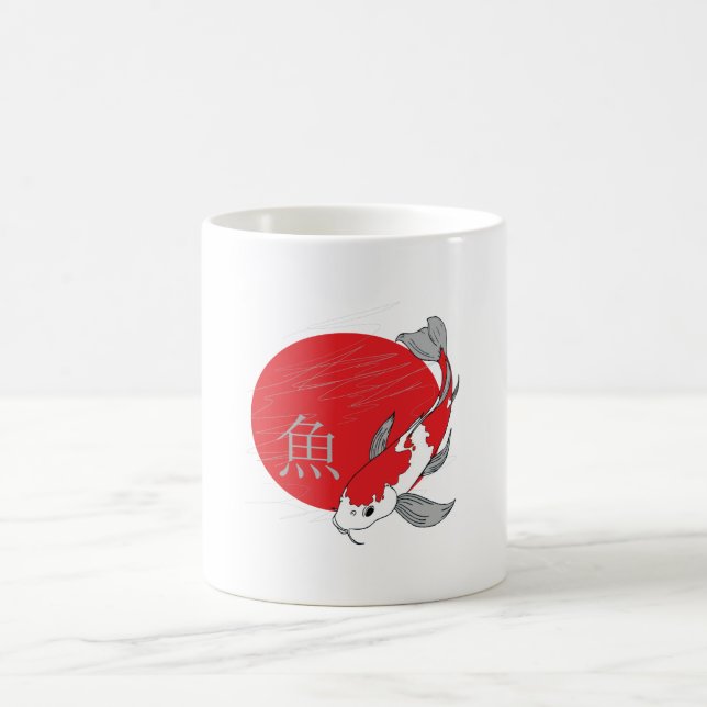 Mug soleil et poisson koi (Centre)