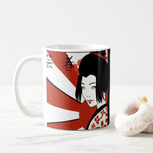 Mug Soleil levant Anime Geisha