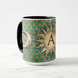 Mug Soleil & Lune Art Déco