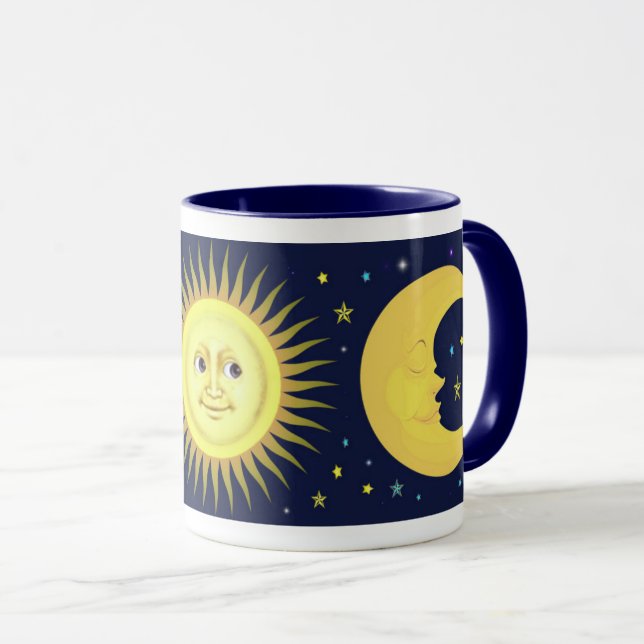 Mug Soleil, Lune et Étoiles (Devant droit)