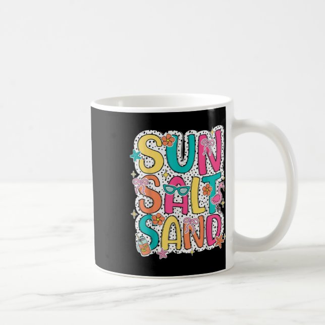 Mug Soleil Sable Sable Drôle Plage Palm Tree Vacatio é (Droite)