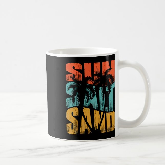 Mug Soleil Sel Sable Plage Coucher de soleil Vacances  (Droite)