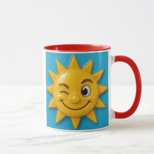 Mug Soleil sympa 3D