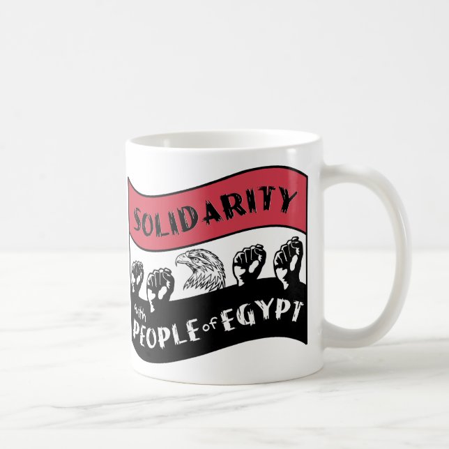 Mug Solidarité avec le peuple d'Égypte (Droite)