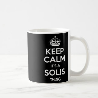 Mug Solis Nom de famille Funny Arbre de famille Annive