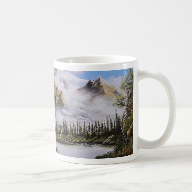 Mug Solitude d'été Peinture d'huile par David Paul (Droite)