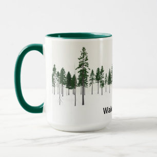 Mug Solitude forestière Esthétique de Waldeinsamkeit