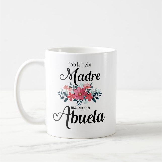 Mug Solo La Mejor Madre Asciende A Abuela (Gauche)