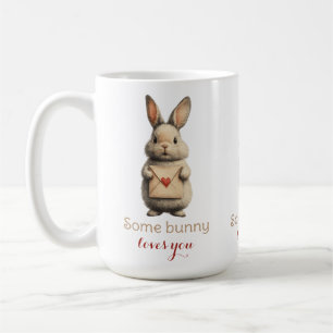 Mug Some Bunny Loves You avec Lettre d'Amour
