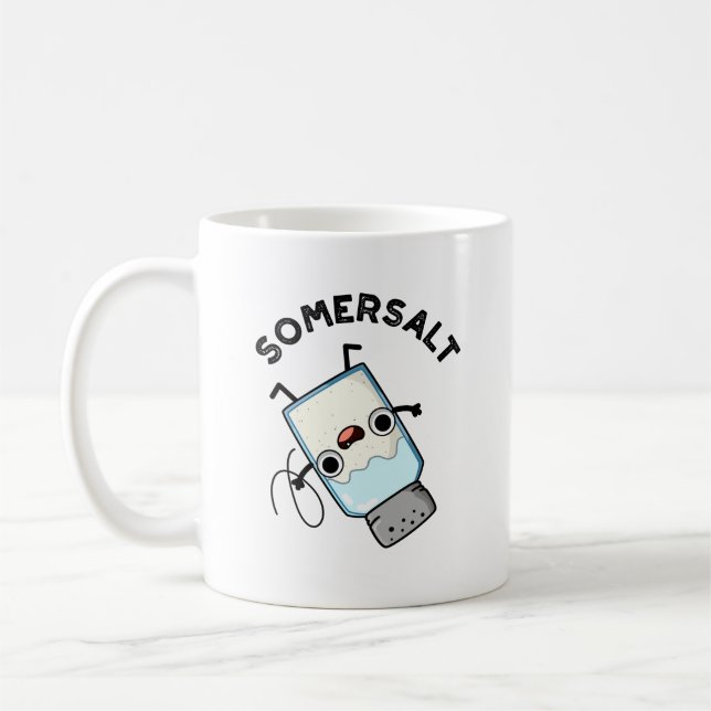 Mug Somersalt Funny Somersault Salt Pun (Gauche)