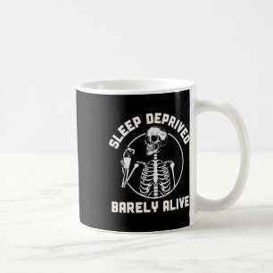 Mug Sommeil privé Vivant Skeleton Femme Halloween