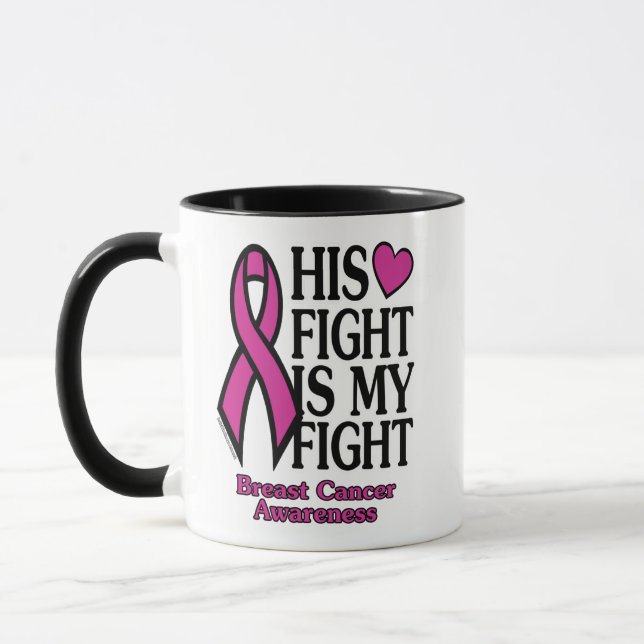 Mug Son combat...Cancer du sein (Gauche)