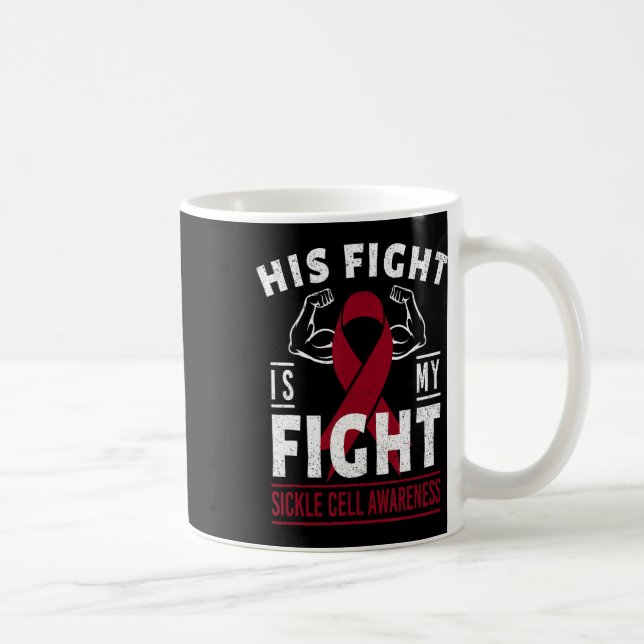 Mug Son Combat Est Mon Combat Contre La Faucille Cellu (Droite)