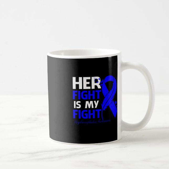 Mug Son combat est mon combat de sensibilisation à l'h (Droite)