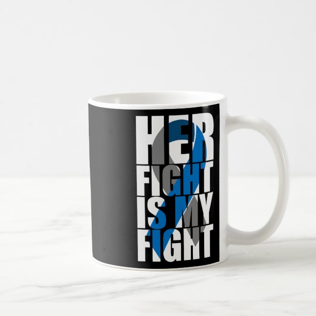 Mug Son combat est mon combat Diabète (Droite)