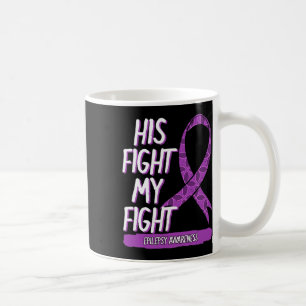 Mug Son Combat Est Mon Combat Epilepsie Crise Ruban Vi