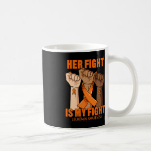 Mug Son combat est mon combat Leucémie Sensibilisation