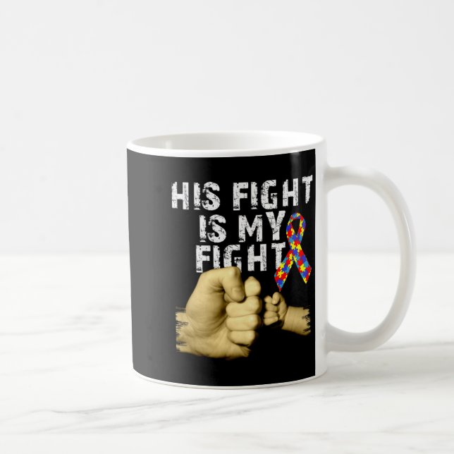 Mug Son Combat Est Mon Combat Lundi de soutien à la se (Droite)