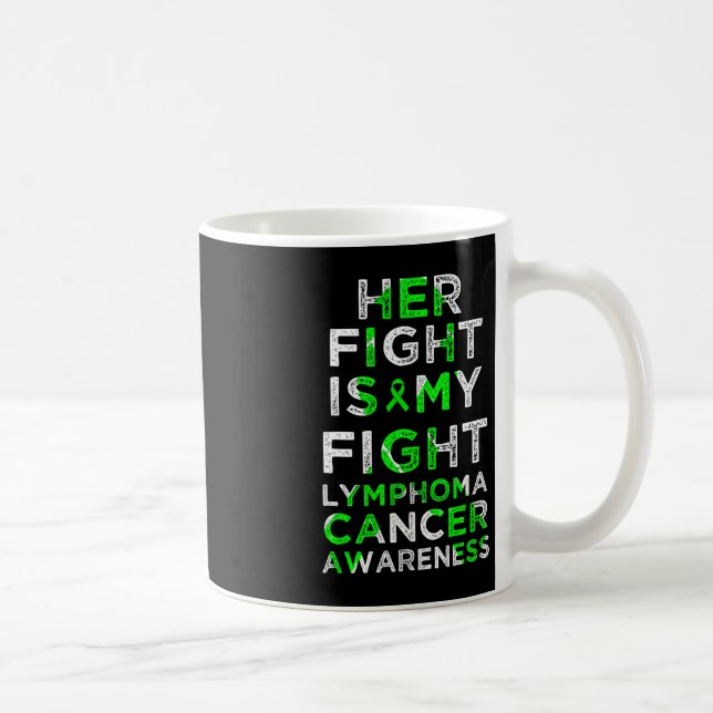 Mug Son combat est mon combat Lymphome Acteur du cance (Droite)