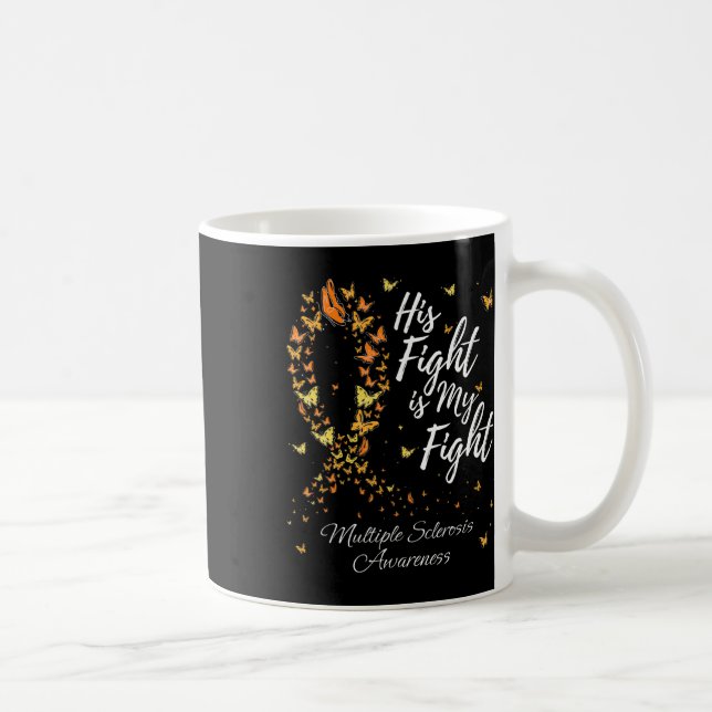 Mug Son Combat Est Mon Combat Ms Multiple Sclerosis Aw (Droite)