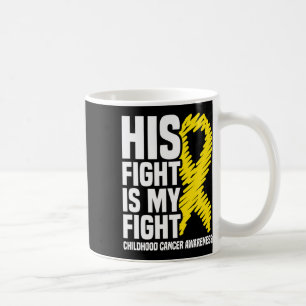 Mug Son Combat Est Mon Combat Ruban Enfant Cancer Prix