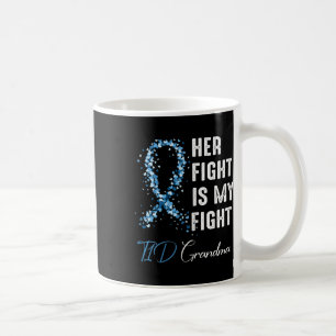 Mug Son combat est mon combat T1d Grand-mère Type 1 Di