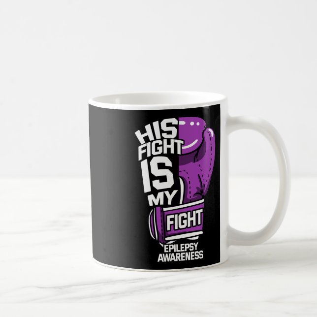 Mug Son Combat Est Mon Combattre Epilepsie Seizure Neu (Droite)