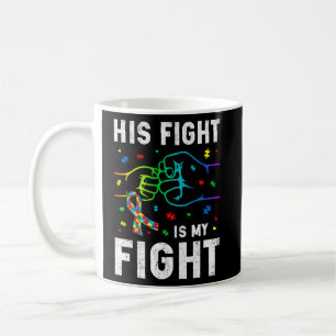 Mug Son Combat Est Mon Puzzle Fist Sensibilisation sur