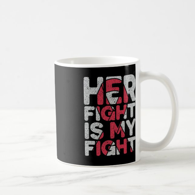 Mug Son combat est My Fight Brain Aneurysm Support (Droite)
