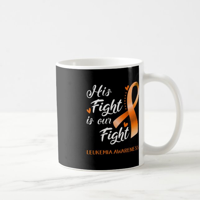 Mug Son combat est notre combat contre la leucémie (Droite)