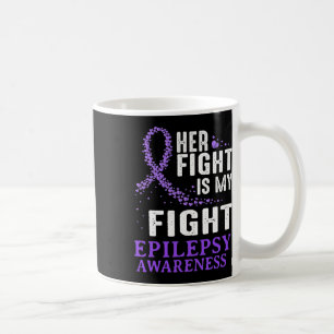 Mug Son Combat Ruban Violet de Sensibilisation à l'Épi
