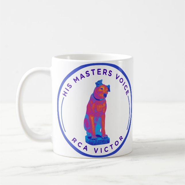 Mug Son Maître Voice Retro (Gauche)