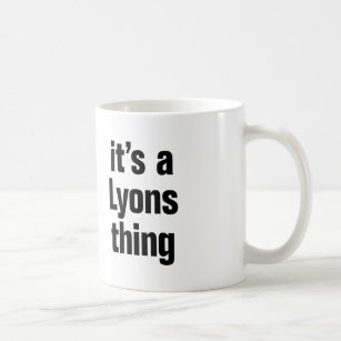 Mug son une chose de Lyon