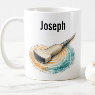 Mug Sonde de sonographie ondes sonores nom personnalis