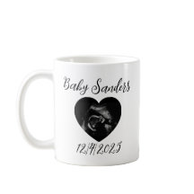 Mug sonogramme pour bébé personnalisé - Ultrasons 