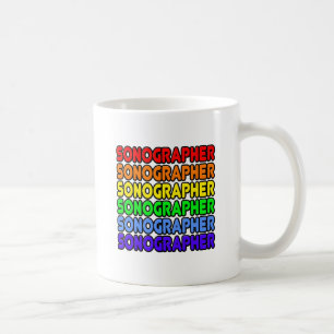 Mug Sonographe arc-en-ciel