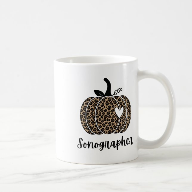 Mug Sonographe Halloween Automne Automne Citrouille mo (Droite)