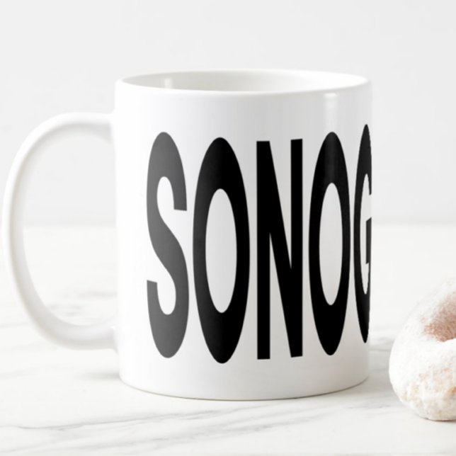 Mug SONOGRAPHER Typography Ultrasound Tech Gift (Créateur téléchargé)