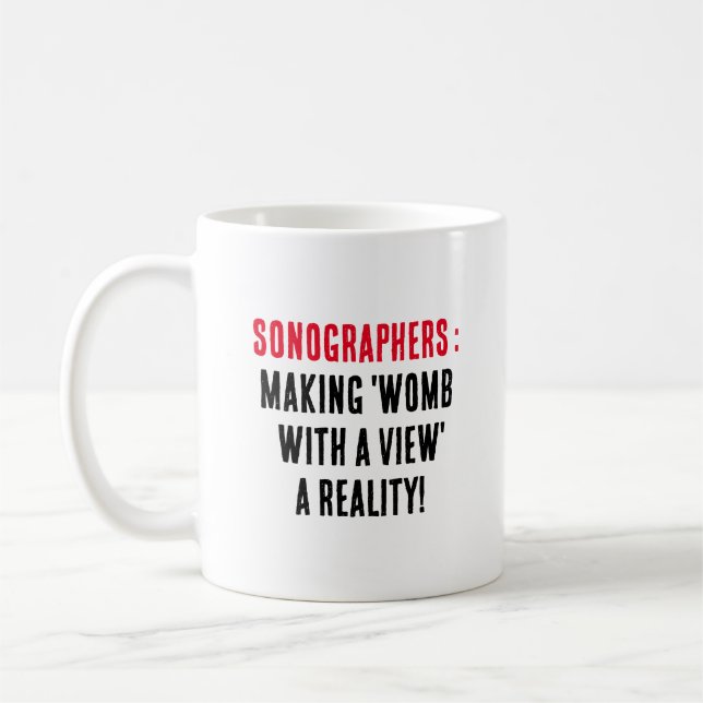 Mug Sonographes : Faire de 'womb avec vue' une réalité (Gauche)
