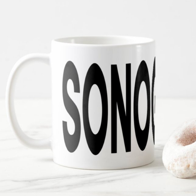 Mug SONOGRAPHIE Typographie Cadeau d'échographie (Créateur téléchargé)